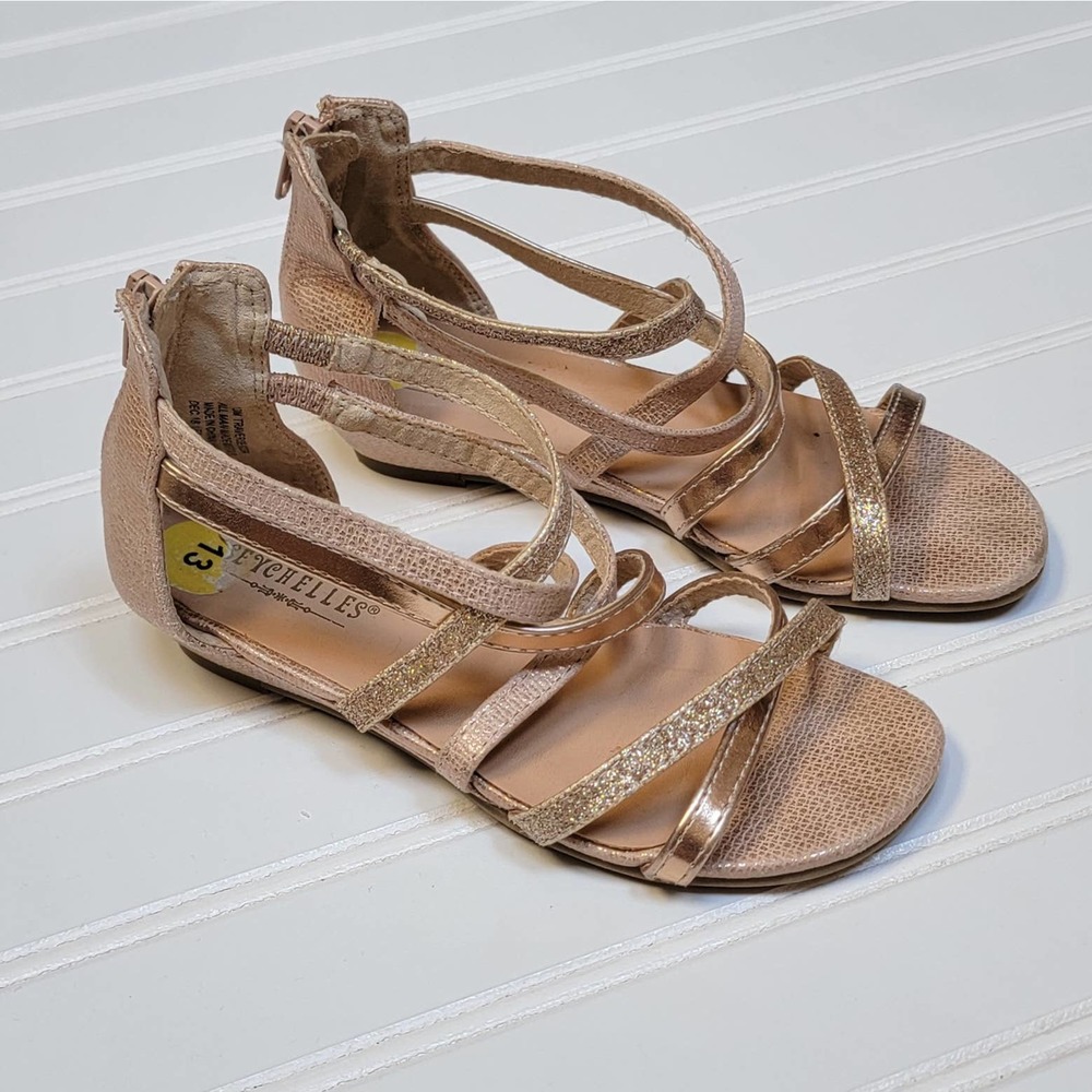 Seychelles Rose Gold Sandals